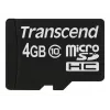 Flash atmintis Transcend 4 GB MicroSDHC Class 10 TS4GUSDC10