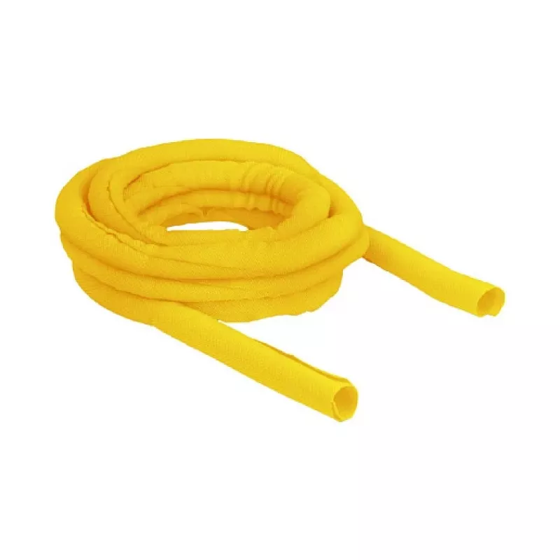DeLOCK Woven Sleeve save užsidaranti karščiui atspari 5 m x 19 mm geltona