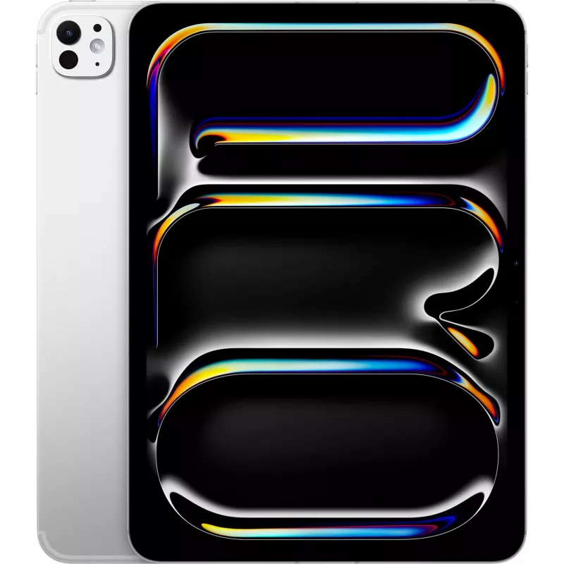 Apple iPad 11-inch Pro Wi‑Fi + Cellular 512GB su standartiniu stiklu – sidabrinis