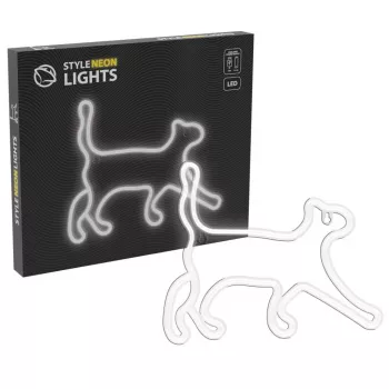 Neoninio stiliaus dekoratyvinė šviesa MANTA SNL70WH Style Neon Lights CAT 2 Balta 70 cm