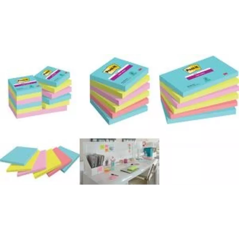SuperSticky Miami 6x90Bl.76x76 (6546SMI)