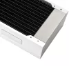 Radiatorinis filtras Watercool 24117 — žalvaris/varis/nerūdijantis plienas, balta, 278×120×48 mm