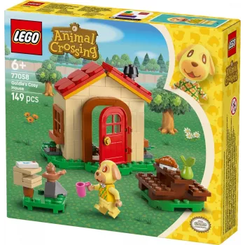 Konstruktorius LEGO Animal Crossing Jaukus namelis 77058, 149 dalys, 1 minifigūrėlė, dydis 120×90×70 mm