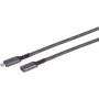 S-Conn 14-74003 USB kabelis 0,5 m USB 3.2 Gen 2 (3.1 Gen 2) USB C juoda - balta (14-74003)