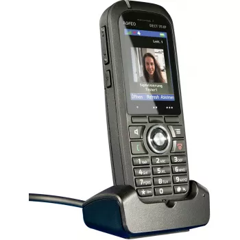 IP telefonas AGFEO DECT 75 IP juodas