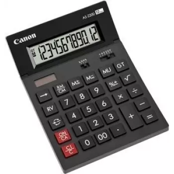 Canon WS-1210T skaičiuotuvas Staliams Ekranas Juoda