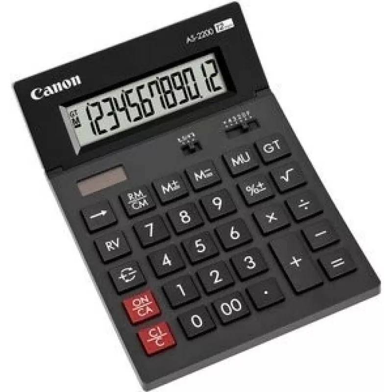 Canon WS-1210T skaičiuotuvas Staliams Ekranas Juoda