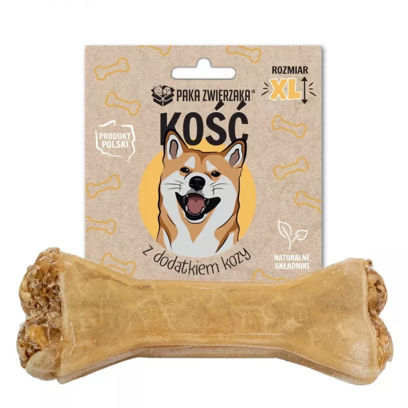 PAKA ZWIERZAKA Kaulas su ožiena XL 17 cm - šunų skanėstas - 115 g
