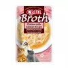 Šlapio kačių maisto pakeliai INABA Ciao Broth — Vištiena, Lašiša, Tunas, 10 x 40 g