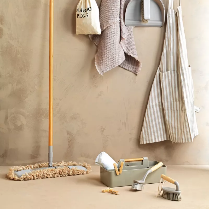 Plokščia šluota Salter LASAL71441WPK6EU7 Pilka FSC 100% – plokščia šluostės galvutė, skalbiama, daugkartinė