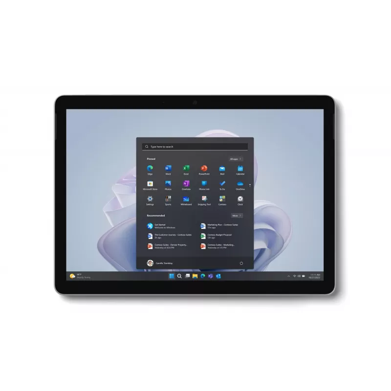 Microsoft Surface Go 4 verslui - planšetinis kompiuteris - Intel N serijos N200 - Win 11 Pro - UHD Graphics - 8 GB RAM - 128 GB SSD UFS - 26,7 cm (10,5 colio)