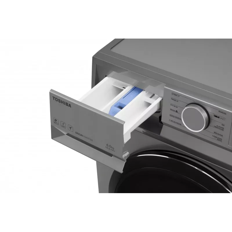 Skalbimo mašina Toshiba plonas TW-BL70A2PL(SS), 7 kg
