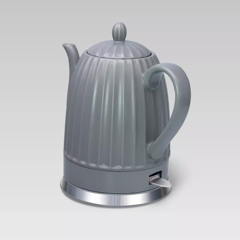 Elektrinis virdulys Maestro MR-077, 1,5 l, 1500 W, keramikinis korpusas, pilkas