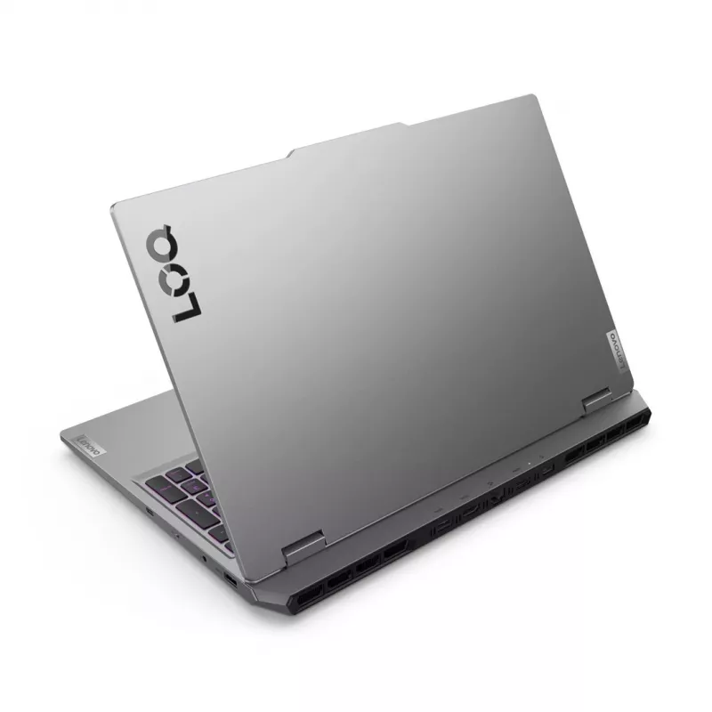 Lenovo LOQ 15IRX10 83JE0087PB nešiojamasis kompiuteris, 15,6" FHD IPS 144 Hz, Intel Core i5-13450HX, 16 GB DDR5, 512 GB SSD, NVIDIA GeForce RTX 5060 8 GB, Windows 11 Home, Luna Grey