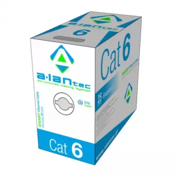 A-LAN KIU6PVC305 tinklo kabelis Pilka 305 m Cat6 U/UTP (UTP)