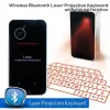 Lazerinė projekcinė klaviatūra Doy modelis kompaktiška nešiojama virtuali Bluetooth klaviatūra