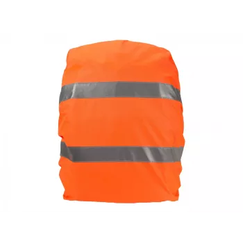 Oranžinis apsauginis lietaus užtiesalas HI-VIS 25 l kuprinei