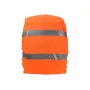 Oranžinis apsauginis lietaus užtiesalas HI-VIS 25 l kuprinei