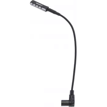 EUROLITE Flexilight LED lankstus žąsies kaklo tipo XLR 90° modelis 80702225 — lankstus LED darbo šviestuvas su XLR jungtimi