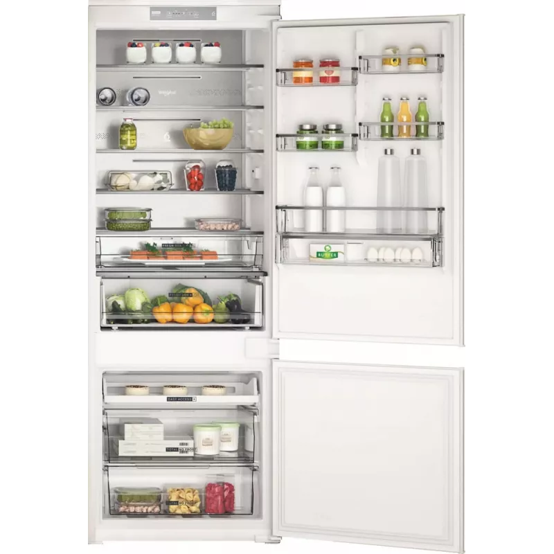 WHIRLPOOL įmontuojamas šaldytuvas WH SP70 T121, plotis 69 cm, aukštis 193,5 cm, energijos klasė E, No Frost