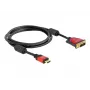 HDMI - DVI laidas DeLOCK 84342 1,8 m kištukas / kištukas