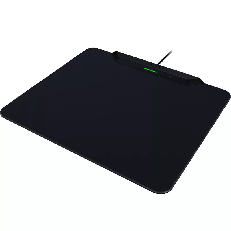Razer | Belaidžio įkrovimo žaidimų pelės kilimėlis ir padas, kietasis leidimas | HyperFlux V2 belaidžio įkrovimo sistema | Žaidimų pelės kilimėlis | 360 x 311 mm | Juoda