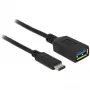 Delock USB adapteris - USB Type A (moteriškas) į 24 kontaktų USB-C (vyriškas)