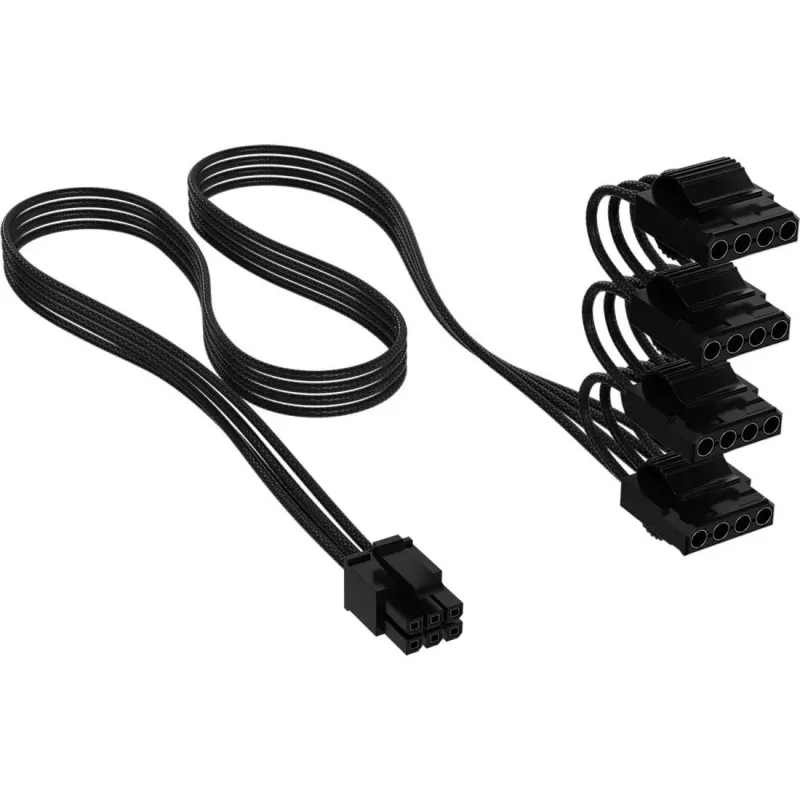 Corsair kabelis PATA Power Individ. Sleeved Juoda