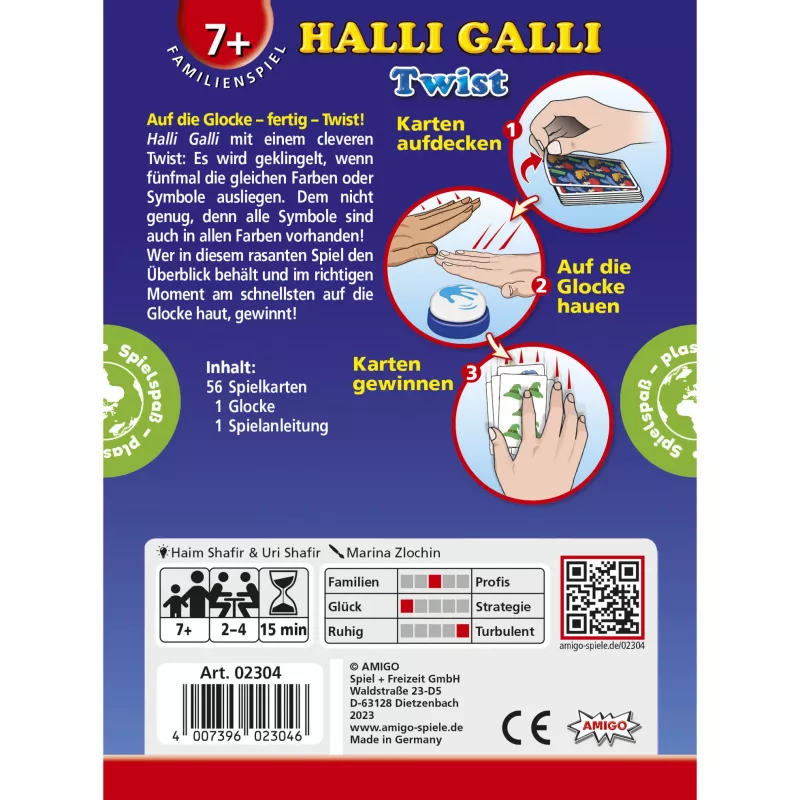 Halli Galli Twist, kortų žaidimas