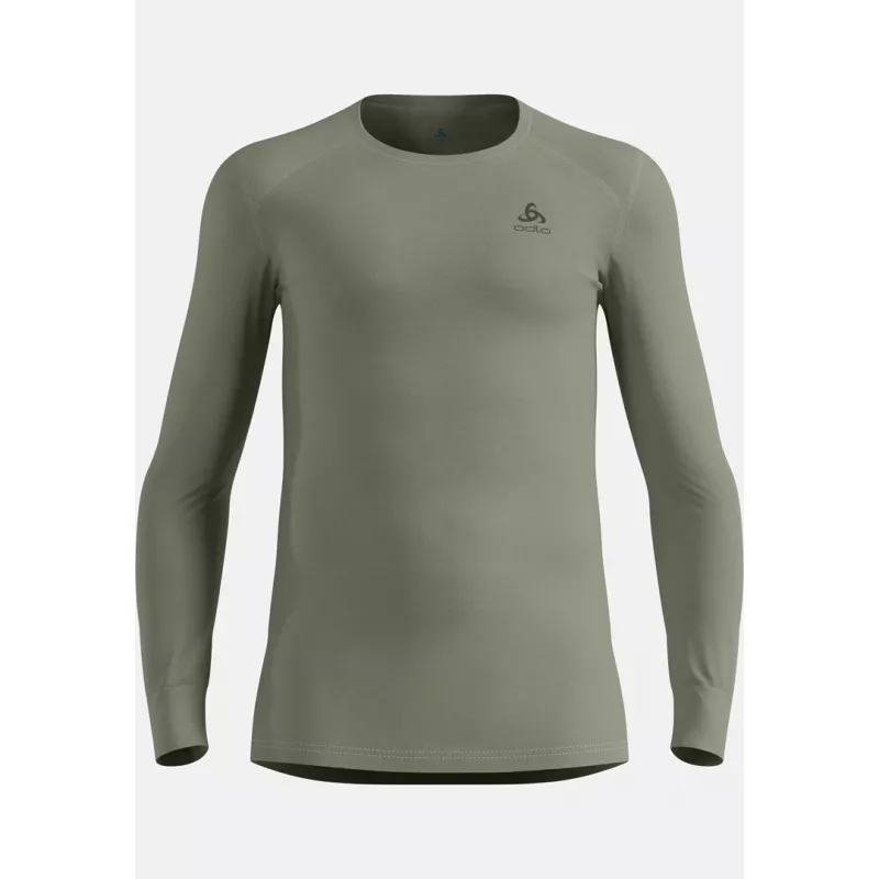 ODLO BL TOP crew neck l/s ACTIVE WARM ilgomis rankovėmis termo apatiniai, M dydis, pilka