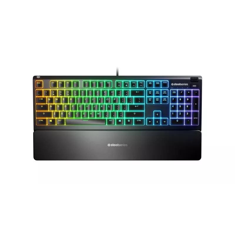 Steelseries Apex 3 klaviatūra, skirta žaidimams, USB, juoda