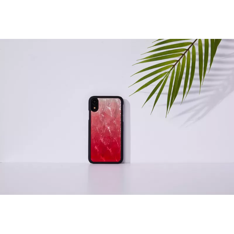 iKins telefono dėklas, skirtas iPhone XR — rožinės spalvos ir juodas dviejų tonų apsauginis dangtelis