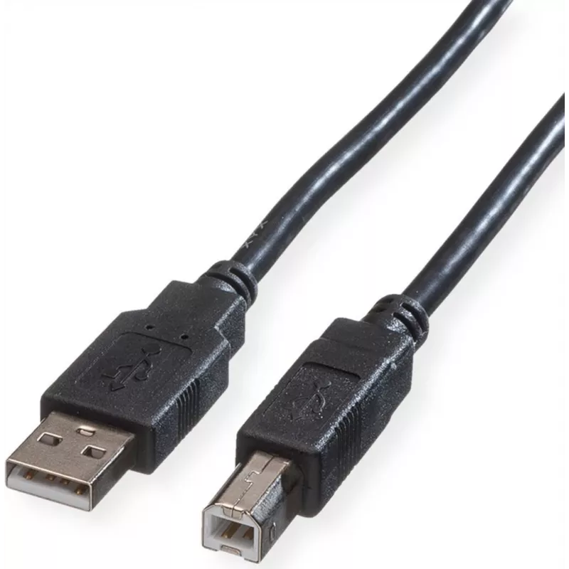 Secomp 11.44.8808 USB kabelis 0,8 m USB 2.0 USB A USB B juodas (11.44.8808)