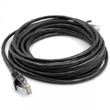 Laidas Cat5E UTP, 5 m, juodas