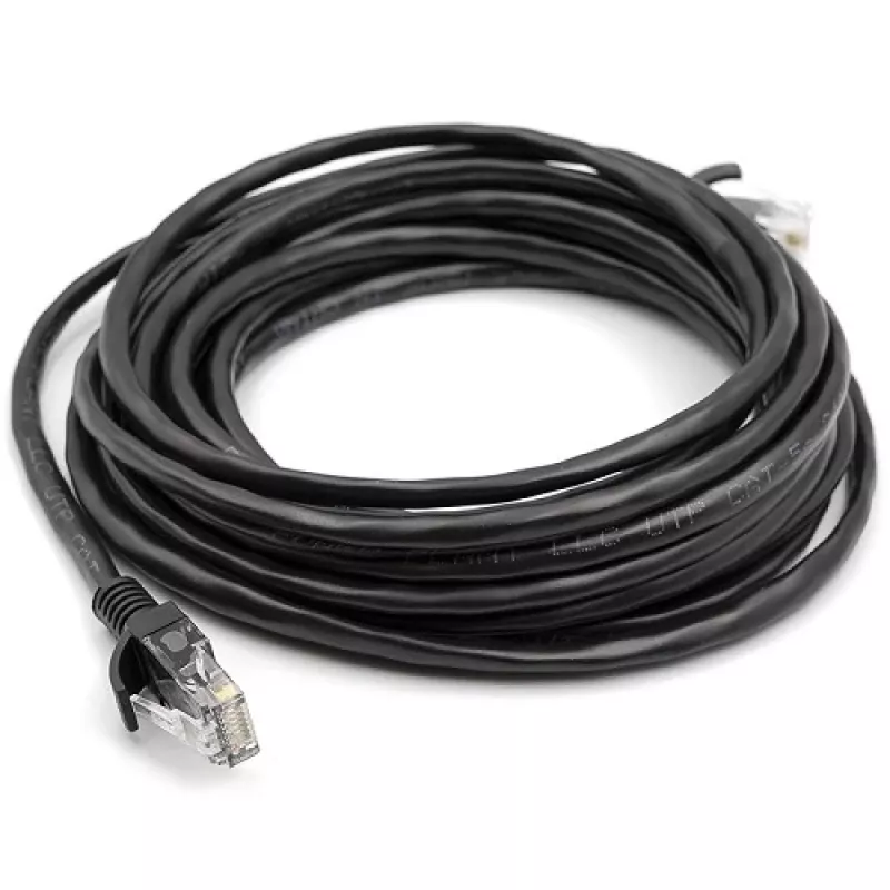 Laidas Cat5E UTP, 5 m, juodas