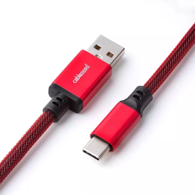 Cablemod CM-CKCA-CR-KR150KR-R USB laidas 1,5 m USB A USB C raudonas