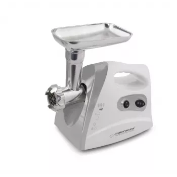 Elektrinė mėsmalė ESPERANZA EKM012E 600 W, pilka, 2,6 kg, reversas, dešrų antgalis, kebabų gamintojas