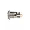 DimasTech vandalams atsparus mygtukas 19 mm Sidabrinėline Dot RGB PD210