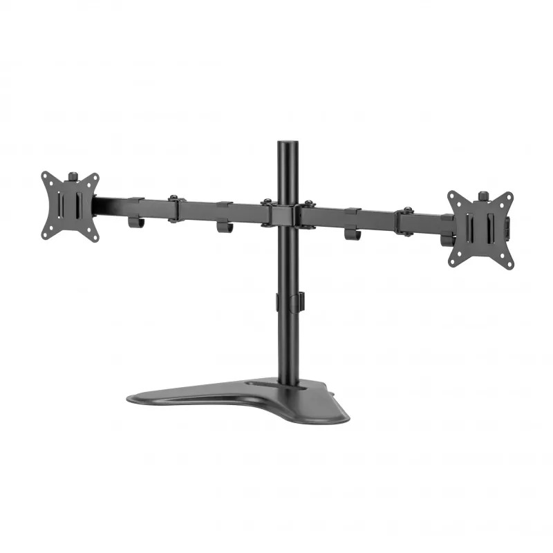 TV/Monitoriaus laikiklis SBOX LCD-F024-2 13–32 colių ekranams, dviguba ranka, 2×8 kg apkrova, VESA 100×100