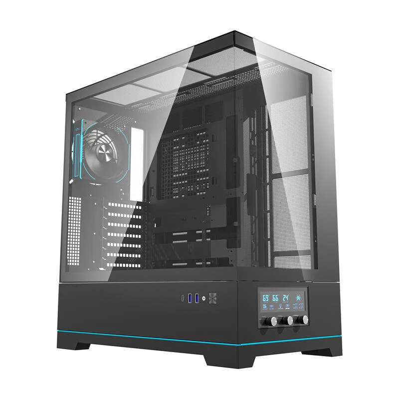 Darkflash DY451 PRO kompiuterio korpusas, ATX, juodas