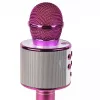 Karaokės mikrofonas Denver KMS-20P rožinis laidinis belaidis Bluetooth 3,5 mm