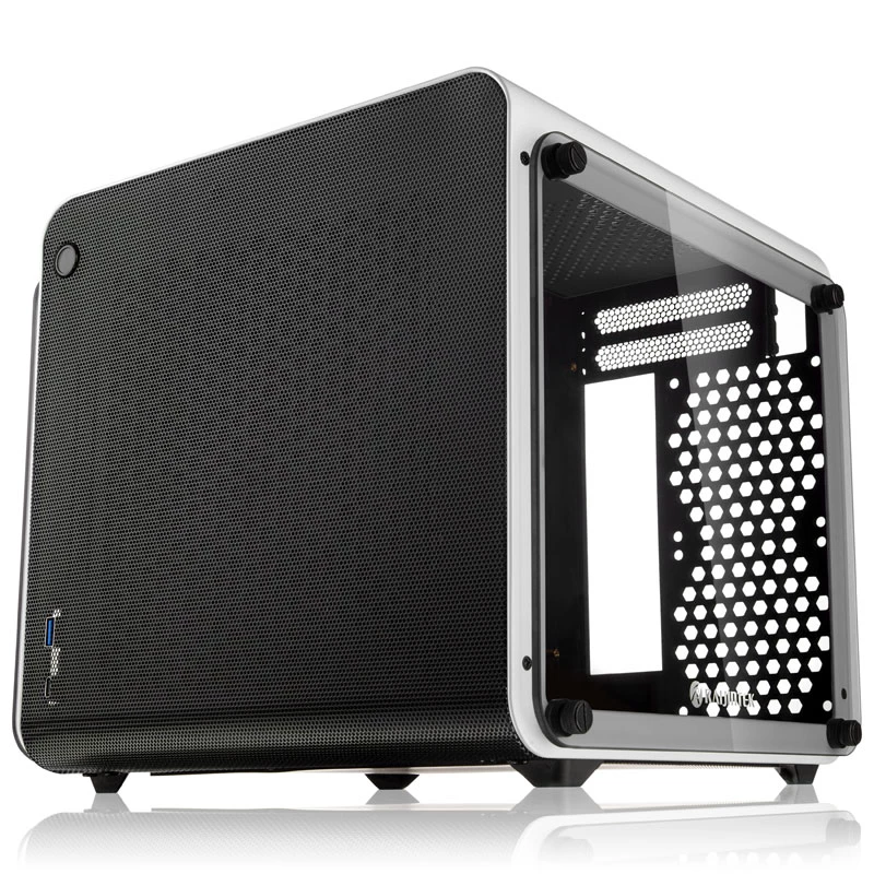 Kompiuterio korpusas Raijintek METIS EVO TG Mini-ITX, baltas