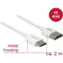 HDMI laidas DeLOCK 85144 2 m HDMI Type A Type C baltas