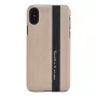 man and wood išmaniojo telefono dėklas iPhone X/XS – juoda oda