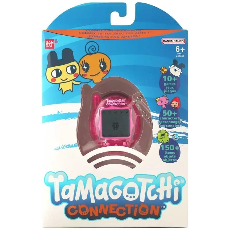 Rankinis virtualus augintinis Bandai Tamagotchi Connection — permatomai rožinis