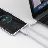 4smarts USB-C / USB-C silikoninis kabelis High Flex 60W 1,5m baltas