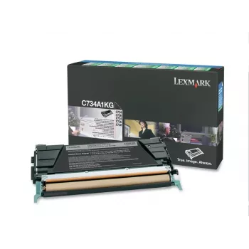 Lexmark C734A1KG spausdintuvo eksploatacinė medžiaga juoda