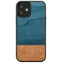 Telefono dėklas man and wood, skirtas iPhone 12 mini — džinsinė juoda