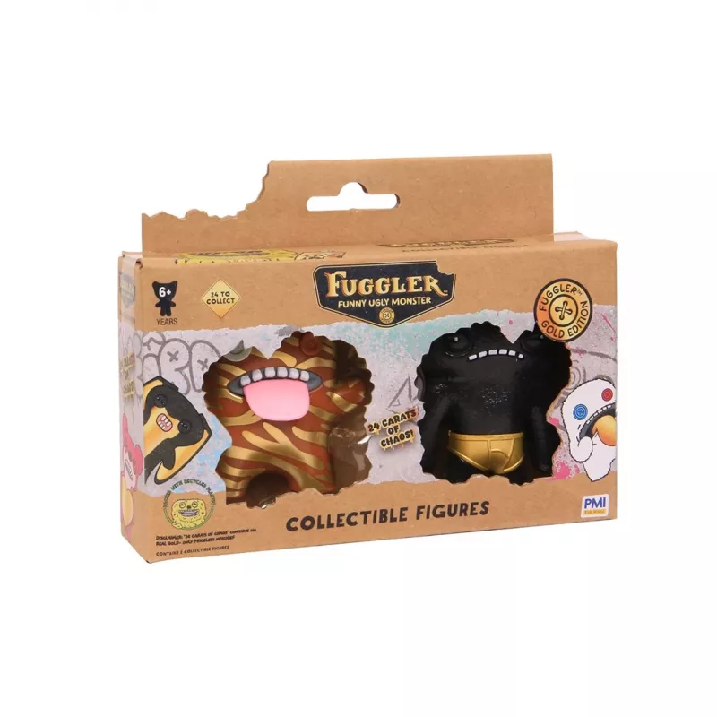 Veiksmo figūrėlių 2 vnt. rinkinys p.m.i kids world FUGGLER S3 Gold Edition asortimentas