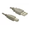 USB laidas DeLOCK 82216 USB 2.0 3m USB A USB B Pilka